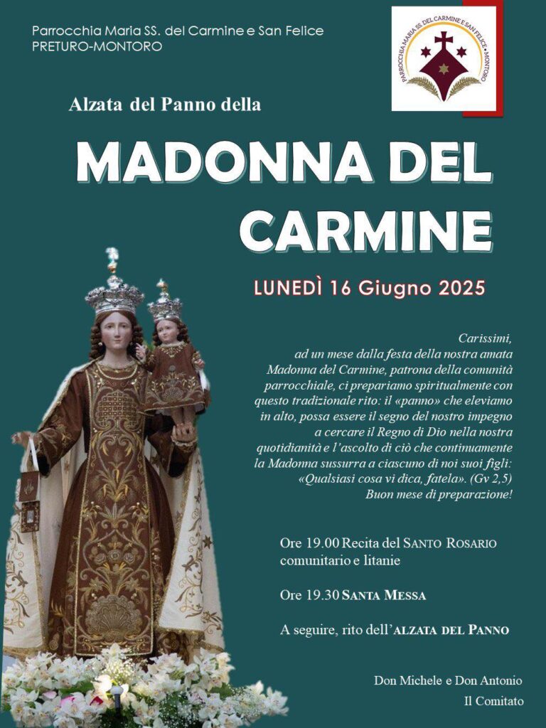 Alzata del Panno della Madonna del Carmine